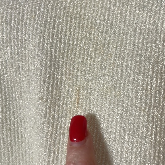 Vtg NEW Antron Dotty Mann of Cleveland Cream Cardigan Sweater - Picture 3 of 6